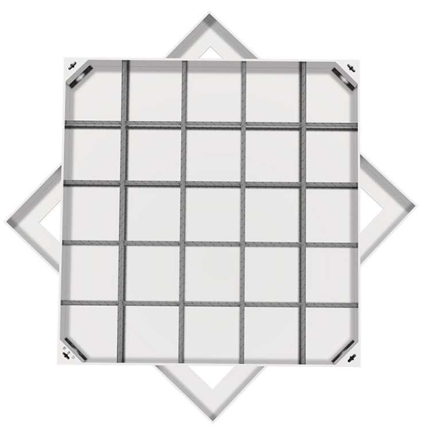 平川不锈钢方井展示